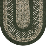 Braided Rug Sage Green 127 Classic