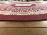 Braided Rug Brick Red 112 Classic