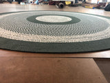 Braided Rug Sage Green 127 Classic