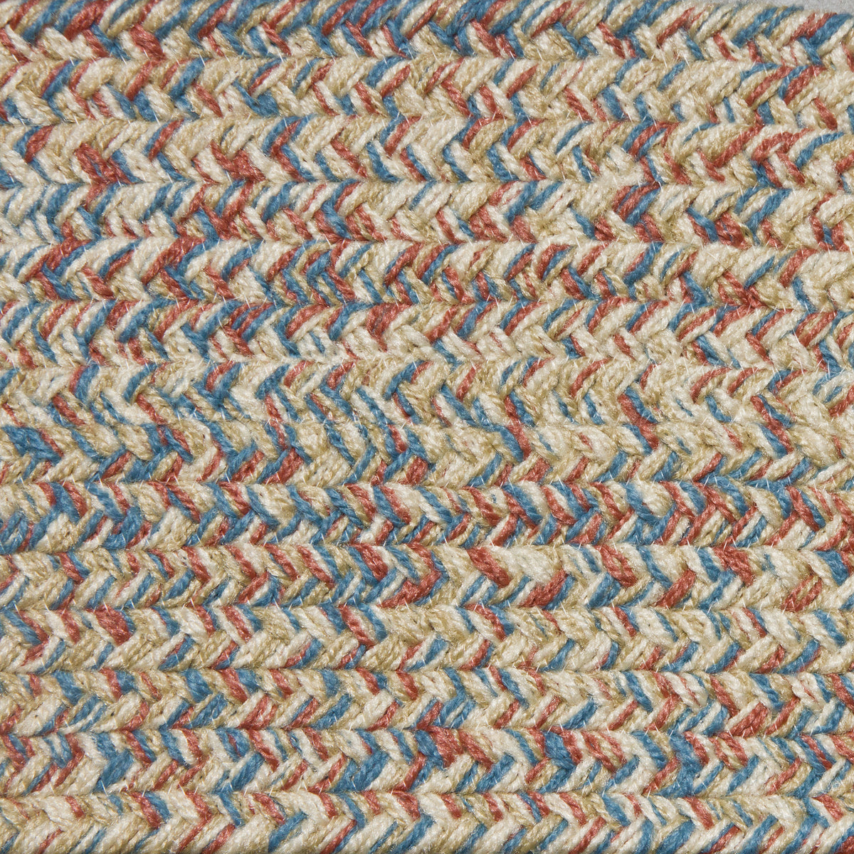 402 Williamsburg Blue, Rose, Beige, Cream Colonial Braided Rugs