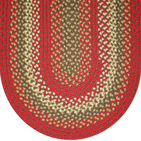 813 Christmas Red Basket Weave