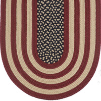 Braided Rug Colonial Antique American Flag Rug