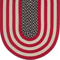 Braided Rug Colonial Original American Flag Rug