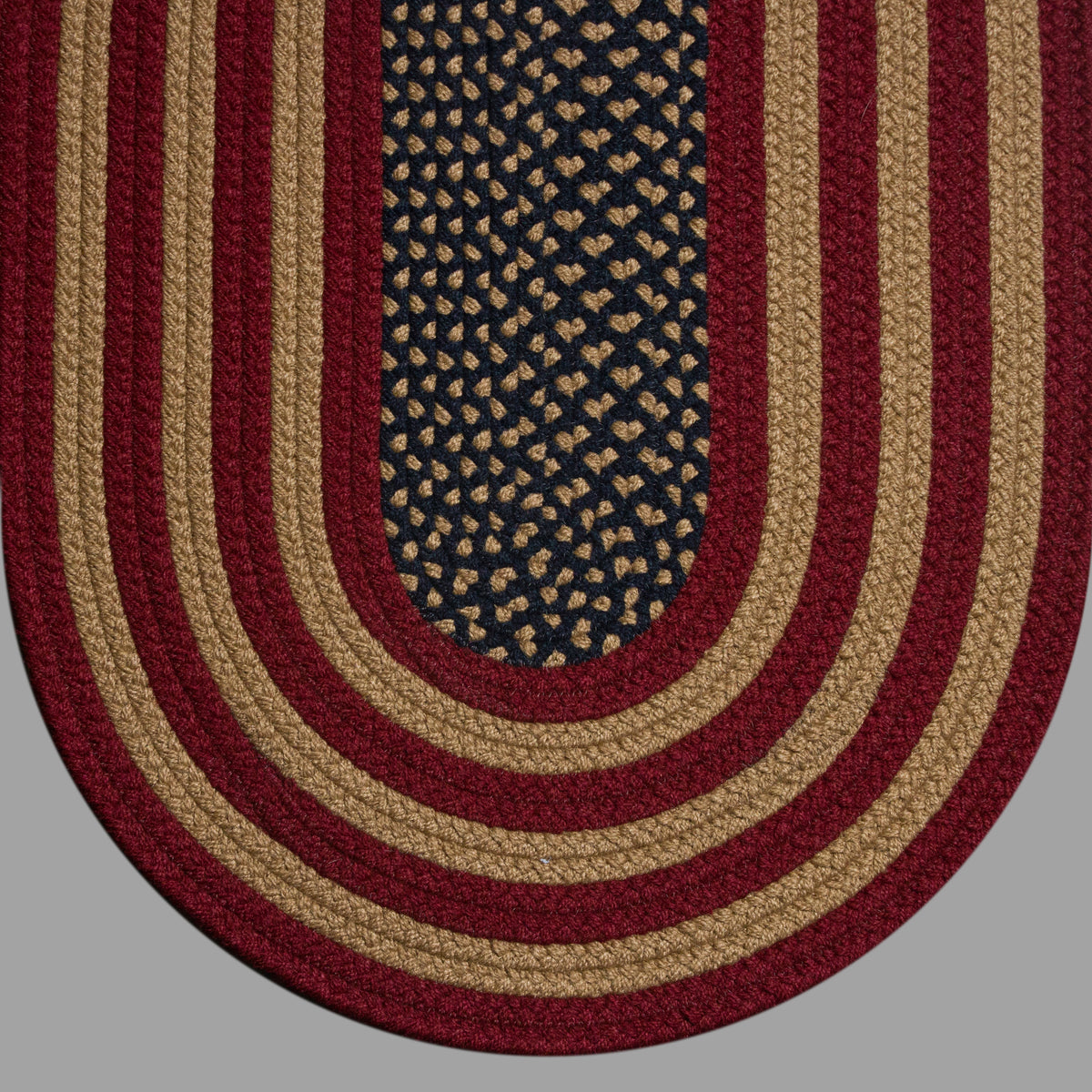 Braided Rug Colonial Rustic American Flag Rug Colonial Braided Rugs