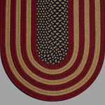 Braided Rug Colonial Rustic American Flag Rug