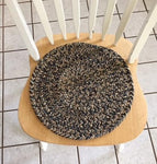 15" Braided Chair Pad without Ties